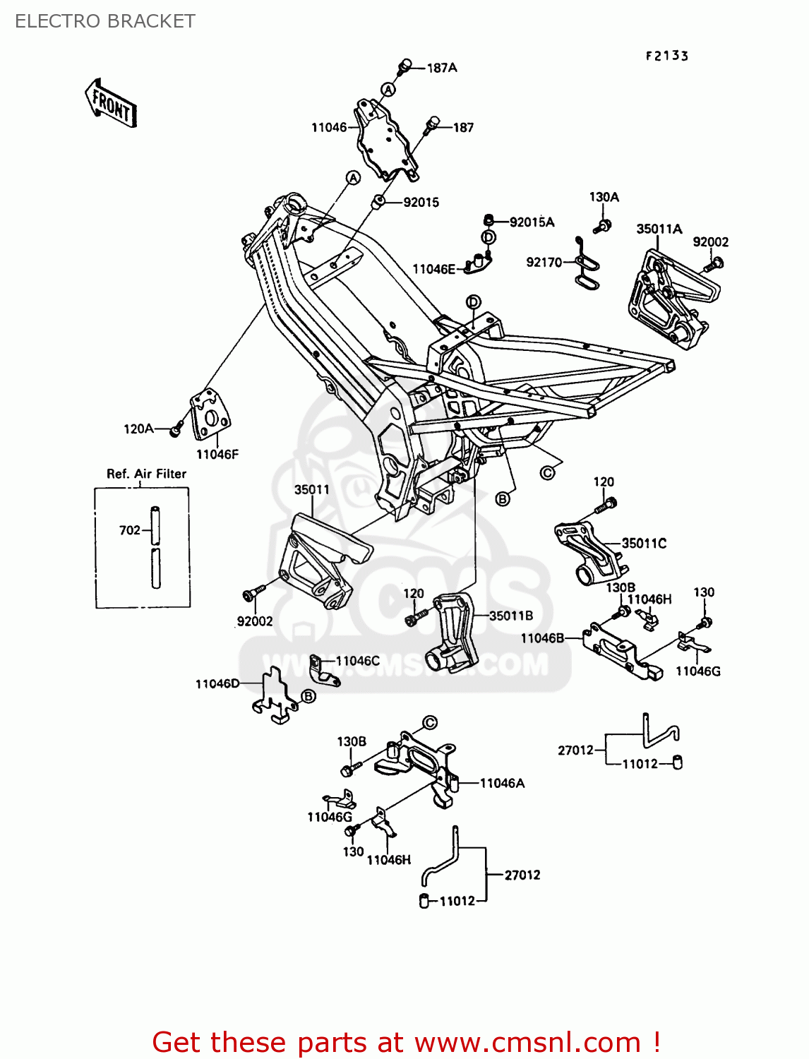 ELECTRO BRACKET KR250B2 KR1 1989 EUROPE UK FR GR IT
