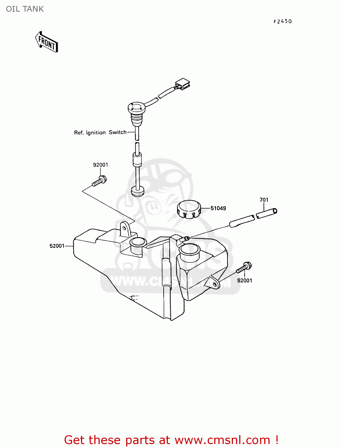 OIL TANK KR250B2 KR1 1989 EUROPE UK FR GR IT