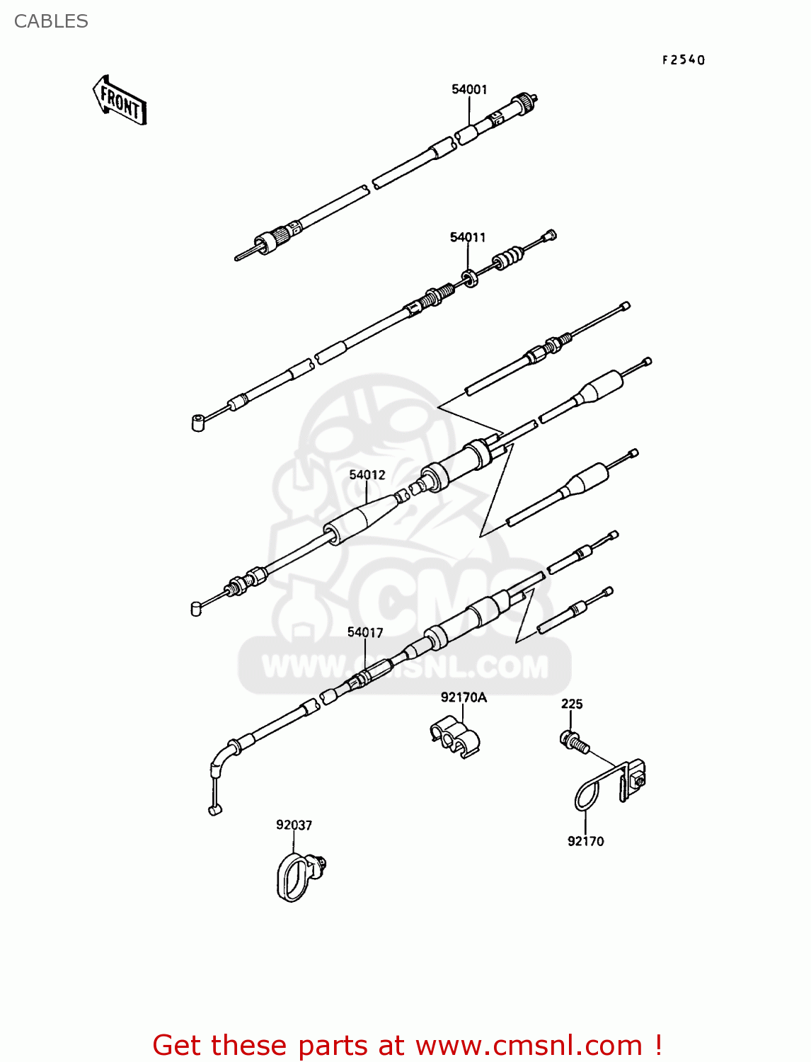 CABLES KR250B2 KR1 1989 EUROPE UK FR GR IT
