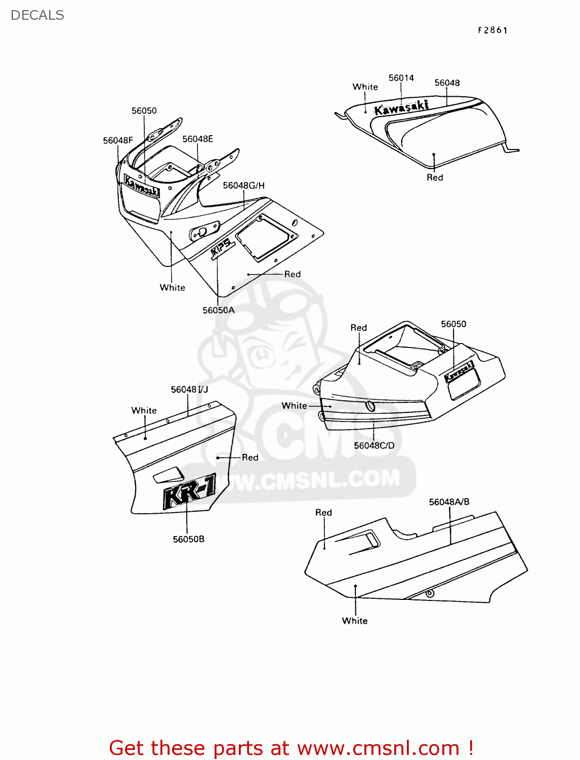 DECALS KR250B2 KR1 1989 EUROPE UK FR GR IT