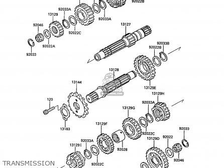 TRANSMISSION - KR250B2 KR1 1989 EUROPE UK FR GR IT