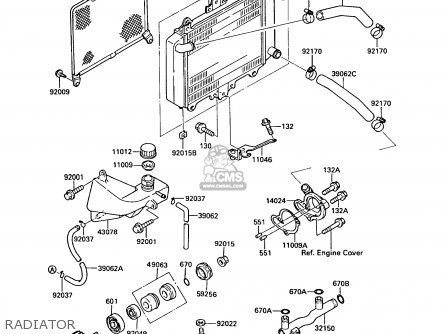 RADIATOR - KR250B2 KR1 1989 EUROPE UK FR GR IT