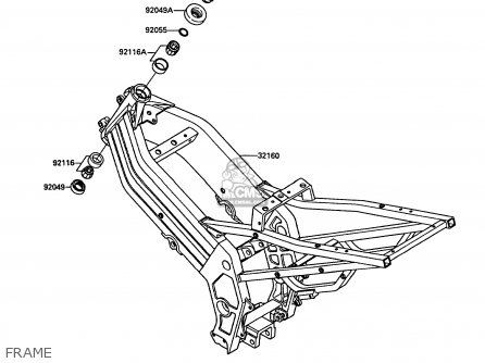 FRAME - KR250B2 KR1 1989 EUROPE UK FR GR IT