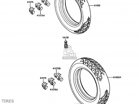 TIRES - KR250B2 KR1 1989 EUROPE UK FR GR IT
