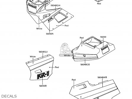DECALS - KR250B2 KR1 1989 EUROPE UK FR GR IT