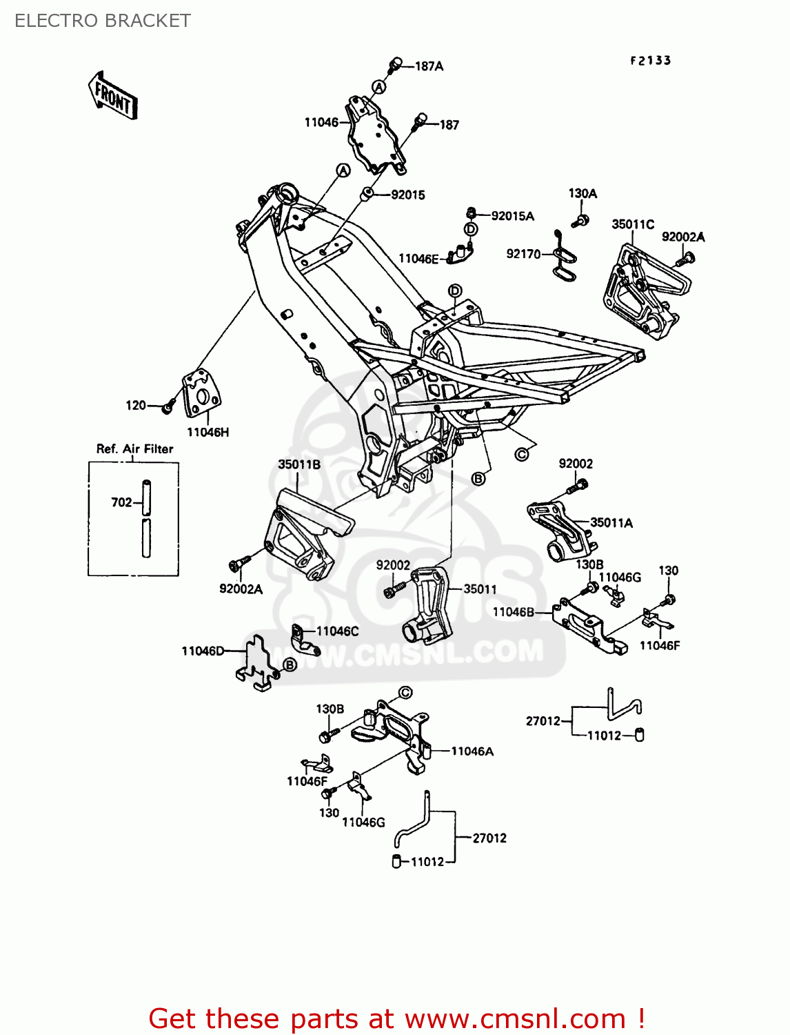 ELECTRO BRACKET KR250C2 KR1S 1990 EUROPE UK FR GR