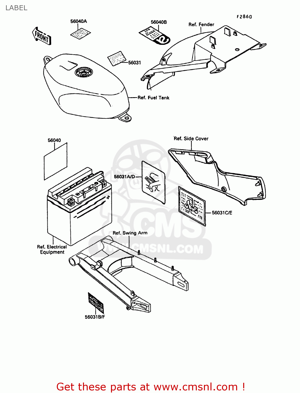 LABEL KR250C2 KR1S 1990 EUROPE UK FR GR
