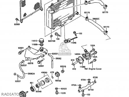 RADIATOR - KR250C2 KR1S 1990 EUROPE UK FR GR