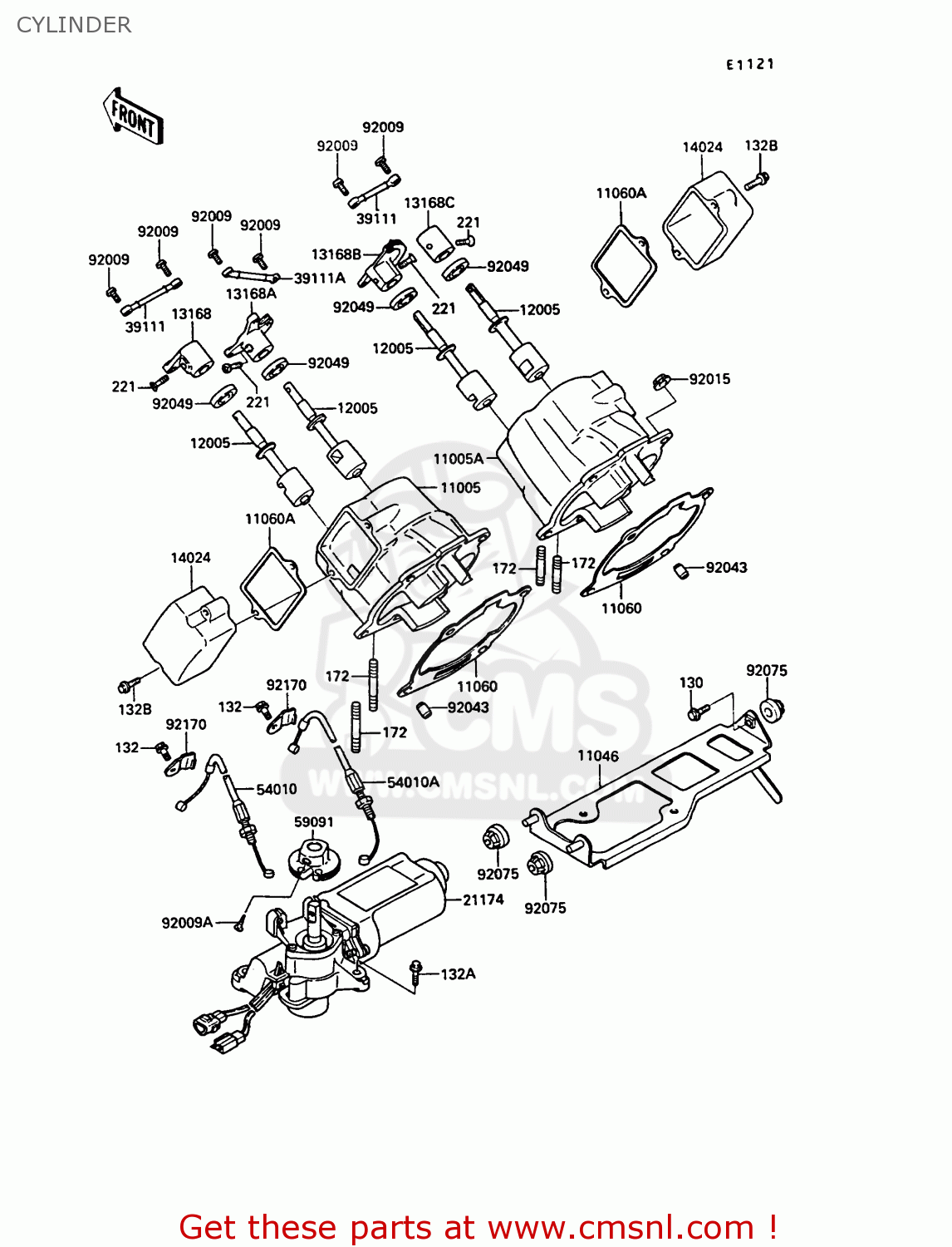 CYLINDER KR250C3 KR1S 1991 EUROPE UK FR GR