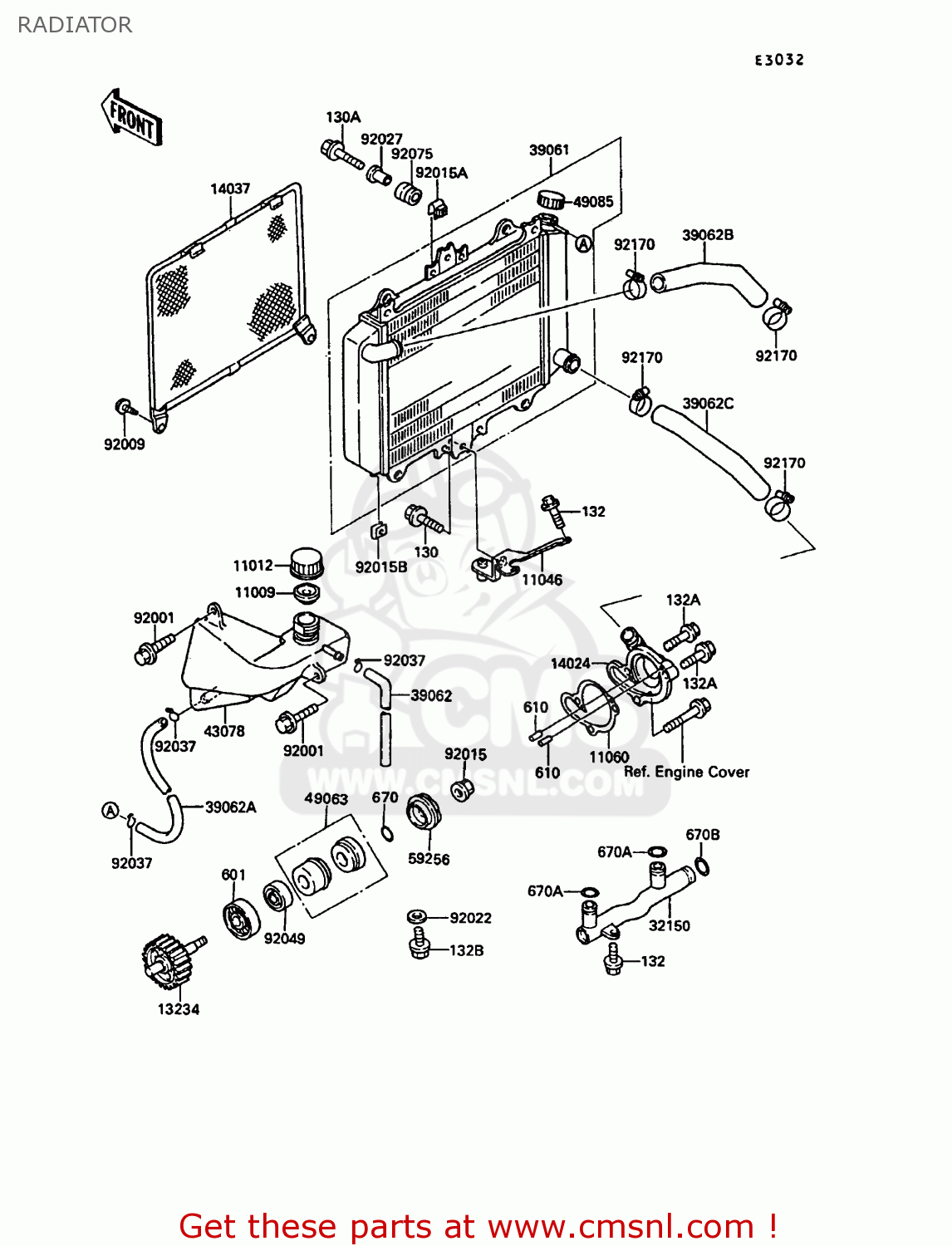 RADIATOR KR250C3 KR1S 1991 EUROPE UK FR GR
