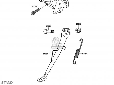STAND - KR250C3 KR1S 1991 EUROPE UK FR GR