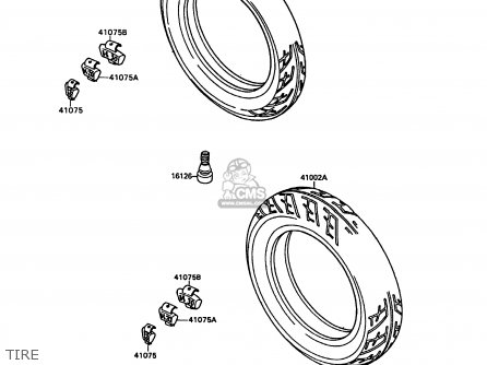 TIRE - KR250C3 KR1S 1991 EUROPE UK FR GR
