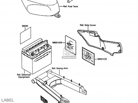 LABEL - KR250C3 KR1S 1991 EUROPE UK FR GR