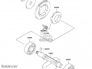 Kawasaki KSF400-A6F KFX400 2006 USA parts lists and schematics