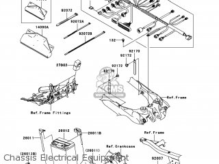 Kawasaki KSF450-B8FA KFX450R 2008 USA parts lists and schematics