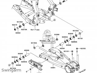 Kawasaki KSF450-B8FA KFX450R 2008 USA parts lists and schematics