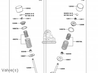 Kawasaki KSF450-B8FA KFX450R 2008 USA parts lists and schematics