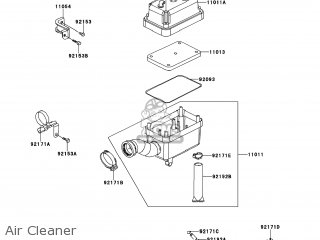 Air Cleaner - KSF90-ACF KFX90 2012 USA