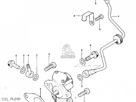 OIL PUMP - KT250-A 1975 USA / MPH