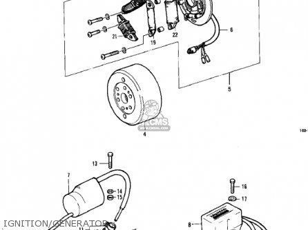 Kawasaki KT250-A2 TRIAL 1976 USA / MPH parts lists and schematics