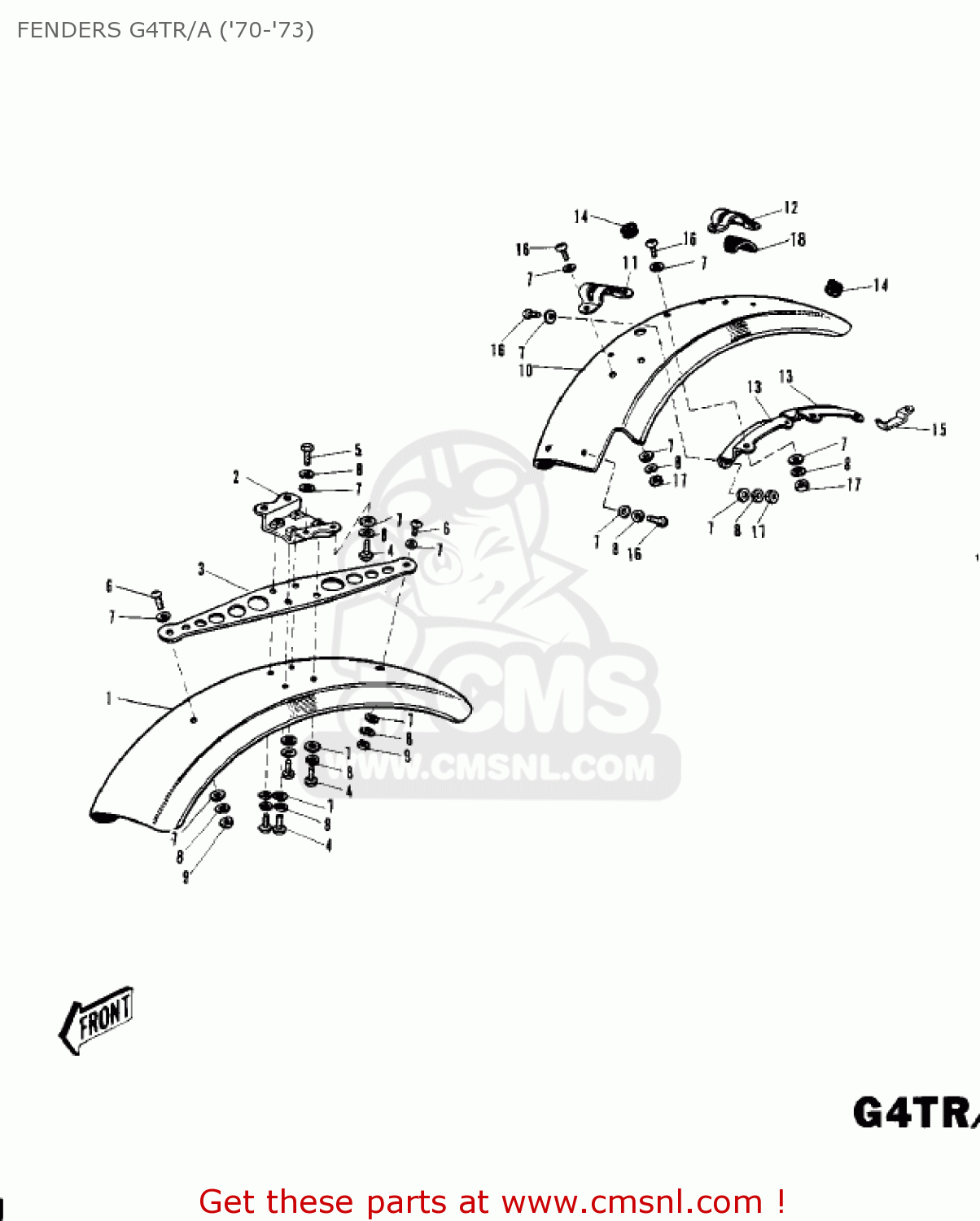 FENDERS G4TR/A ('70-'73) KV100-A7 1976 USA CALIFORNIA