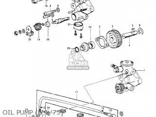 OIL PUMP ('74-'75) - KV100-A7 1976 USA CALIFORNIA