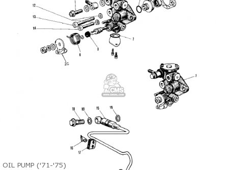 OIL PUMP ('71-'75) - KV75A5 1976