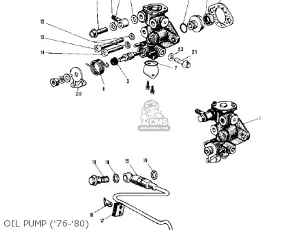 OIL PUMP ('76-'80) - KV75A7 1978