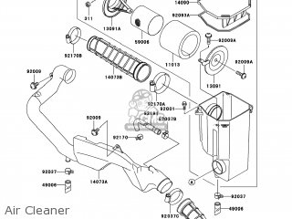 Air Cleaner - KVF300-A3 PRAIRIE300 2001 USA / 4X4