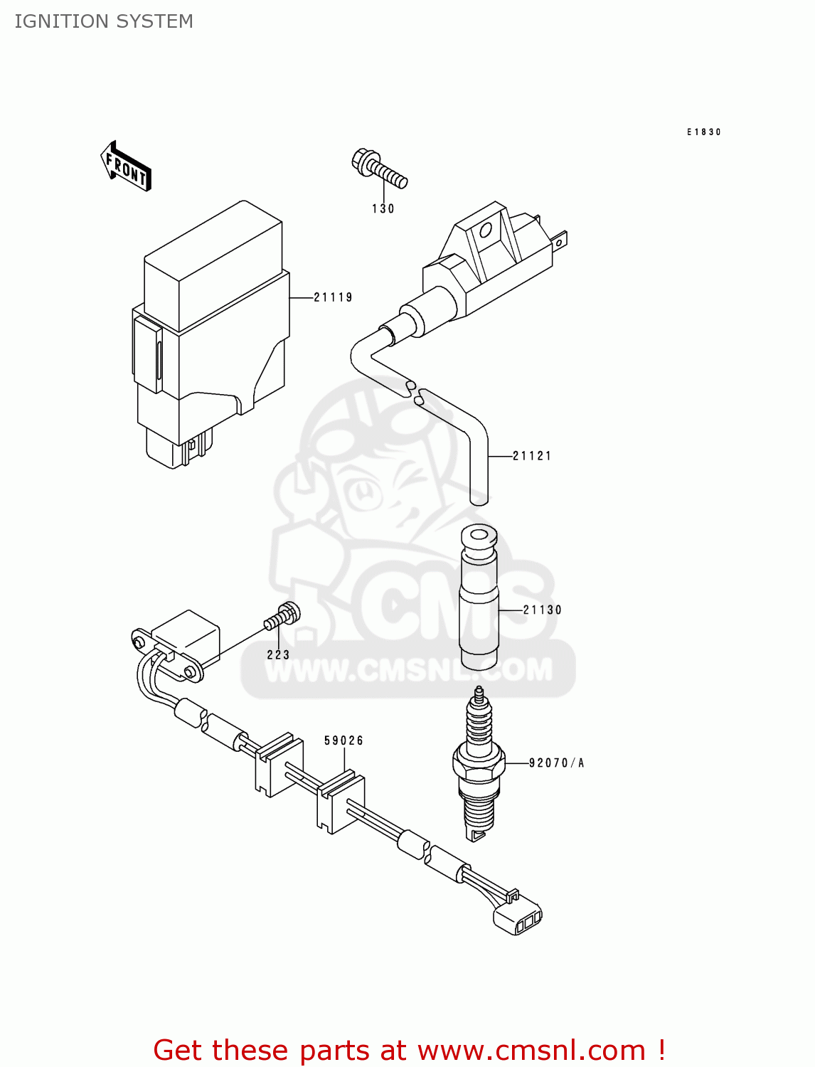 Kawasaki KVF400C1 PRAIRIE4004X4 1999 USA CANADA IGNITION SYSTEM buy