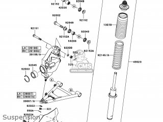 Kawasaki KVF650-D1 BRUTE FORCE 650 4X4 2005 USA parts lists and schematics