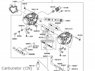 Kawasaki KVF650-D6F BRUTE FORCE 650 4X4 2006 USA parts lists and schematics