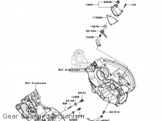 Kawasaki KVF650-D6F BRUTE FORCE 650 4X4 2006 USA parts lists and schematics
