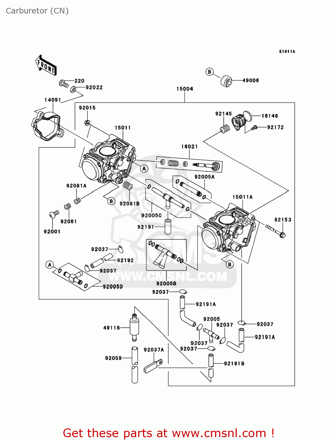 Kawasaki Brute Force 650 Parts Diagram