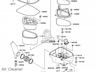 Air Cleaner - KVF650-E6F BRUTE FORCE 650 4X4 2006 USA