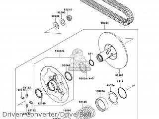 Courroie De Transmission Pour KAWASAKI PRAIRIE 700 4X4 KVF700