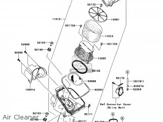 Air Cleaner - KVF750-A1 BRUTE FORCE 750 4X4I 2005 USA