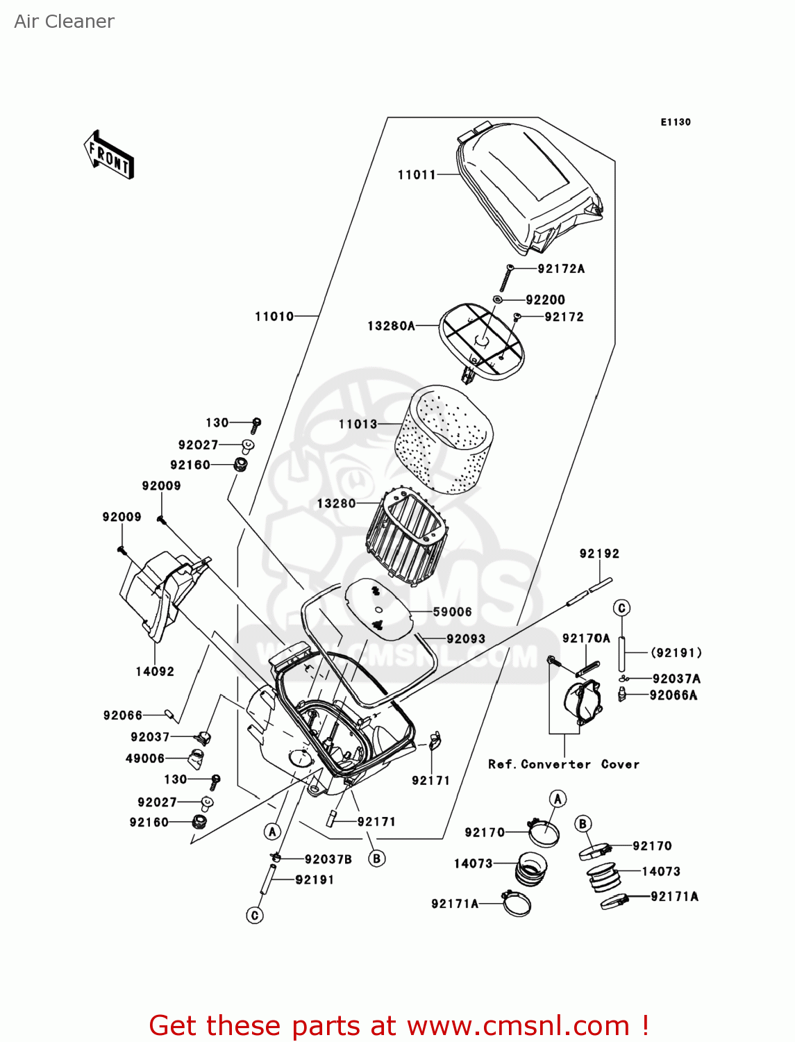Filtro Aire Kawasaki Kvf750 Brute Force 2008 2023 K&n Ka7408 | Envío Gratis