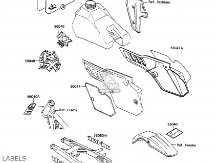 LABELS - KX100-A1 1989 UNITED KINGDOM AL