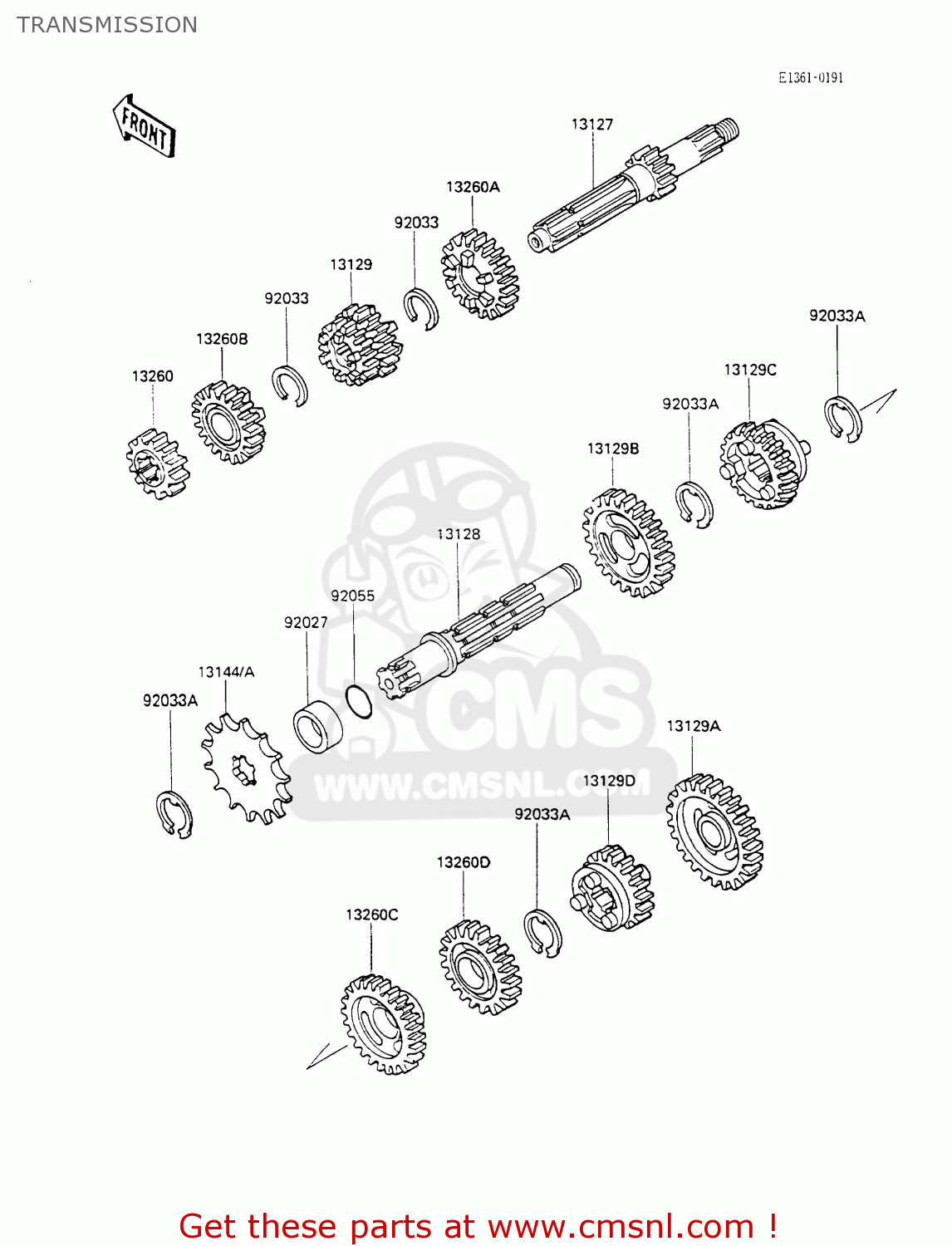 TRANSMISSION KX100-A2 1990 UNITED KINGDOM AL AS