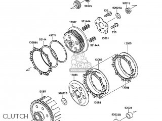 CLUTCH - KX100-A2 1990 UNITED KINGDOM AL AS