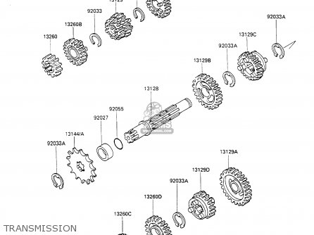 TRANSMISSION - KX100-A2 1990 UNITED KINGDOM AL AS