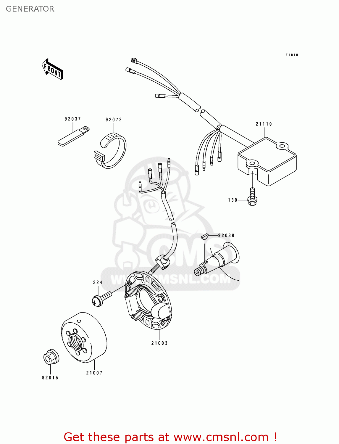 GENERATOR KX100-B1 1991 UNITED KINGDOM AL AS