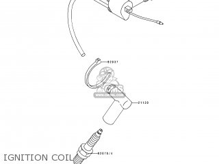 IGNITION COIL - KX100-B1 1991 UNITED KINGDOM AL AS