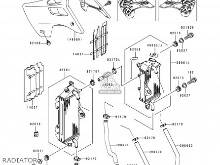 RADIATOR - KX100-B2 1992 EUROPE UK AL AS