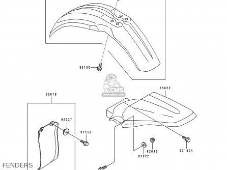 FENDERS - KX100-B6 1996 EUROPE AS