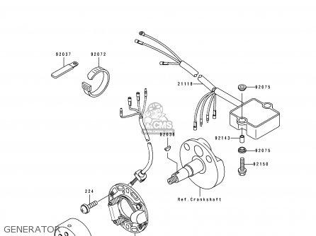 GENERATOR - KX100-B6 1996 USA