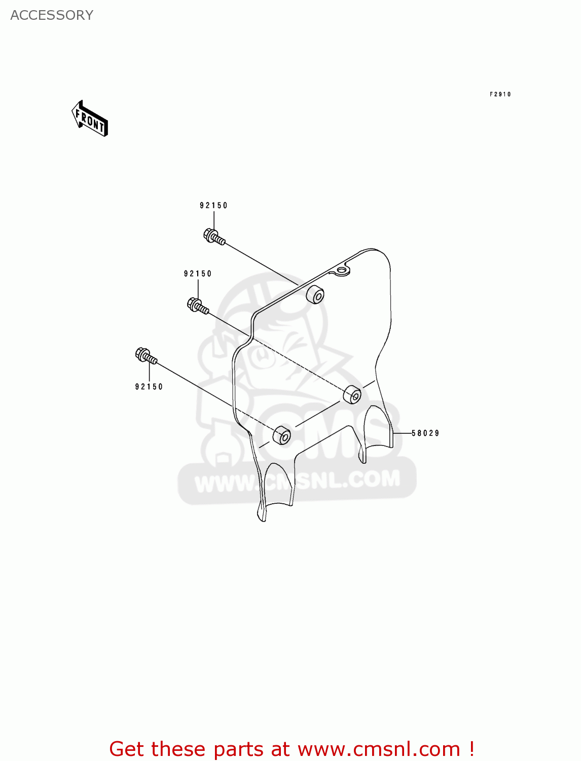 ACCESSORY KX100-B7 1997 EUROPE AS