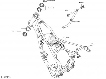 FRAME - KX100-B7 1997 USA