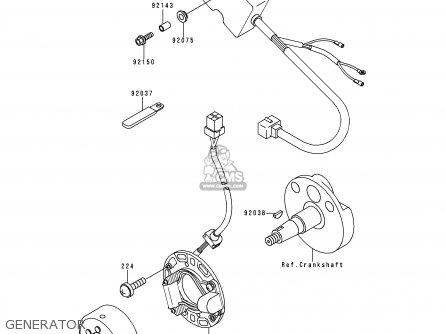 GENERATOR - KX100-C2 1999 USA CANADA